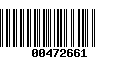 Código de Barras 00472661