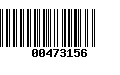 Código de Barras 00473156