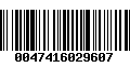 Código de Barras 0047416029607