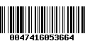 Código de Barras 0047416053664