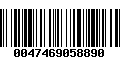 Código de Barras 0047469058890