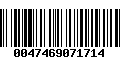 Código de Barras 0047469071714