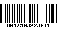 Código de Barras 0047593223911