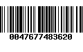 Código de Barras 0047677483620