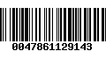 Código de Barras 0047861129143