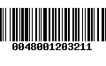 Código de Barras 0048001203211