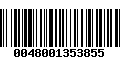 Código de Barras 0048001353855