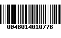 Código de Barras 0048014010776