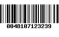 Código de Barras 0048107123239