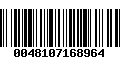 Código de Barras 0048107168964