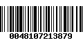 Código de Barras 0048107213879