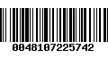 Código de Barras 0048107225742