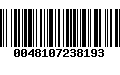 Código de Barras 0048107238193