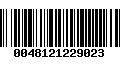 Código de Barras 0048121229023