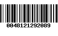 Código de Barras 0048121292089