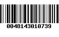 Código de Barras 0048143010739