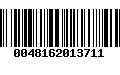 Código de Barras 0048162013711