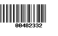 Código de Barras 00482332