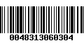 Código de Barras 0048313060304