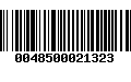 Código de Barras 0048500021323