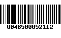 Código de Barras 0048500052112