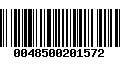 Código de Barras 0048500201572