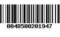 Código de Barras 0048500201947