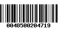 Código de Barras 0048500204719