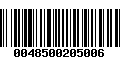 Código de Barras 0048500205006