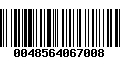 Código de Barras 0048564067008