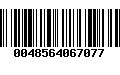 Código de Barras 0048564067077