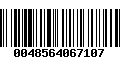 Código de Barras 0048564067107