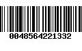 Código de Barras 0048564221332