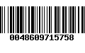 Código de Barras 0048609715758