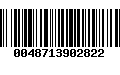 Código de Barras 0048713902822