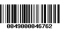 Código de Barras 0049000046762