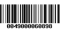 Código de Barras 0049000060898