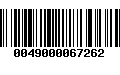 Código de Barras 0049000067262