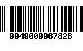 Código de Barras 0049000067828