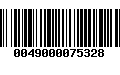 Código de Barras 0049000075328