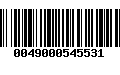 Código de Barras 0049000545531