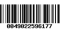 Código de Barras 0049022596177