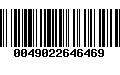 Código de Barras 0049022646469