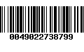 Código de Barras 0049022738799