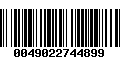 Código de Barras 0049022744899