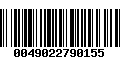 Código de Barras 0049022790155