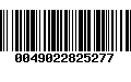 Código de Barras 0049022825277