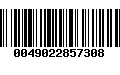 Código de Barras 0049022857308