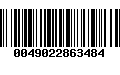 Código de Barras 0049022863484