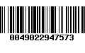 Código de Barras 0049022947573